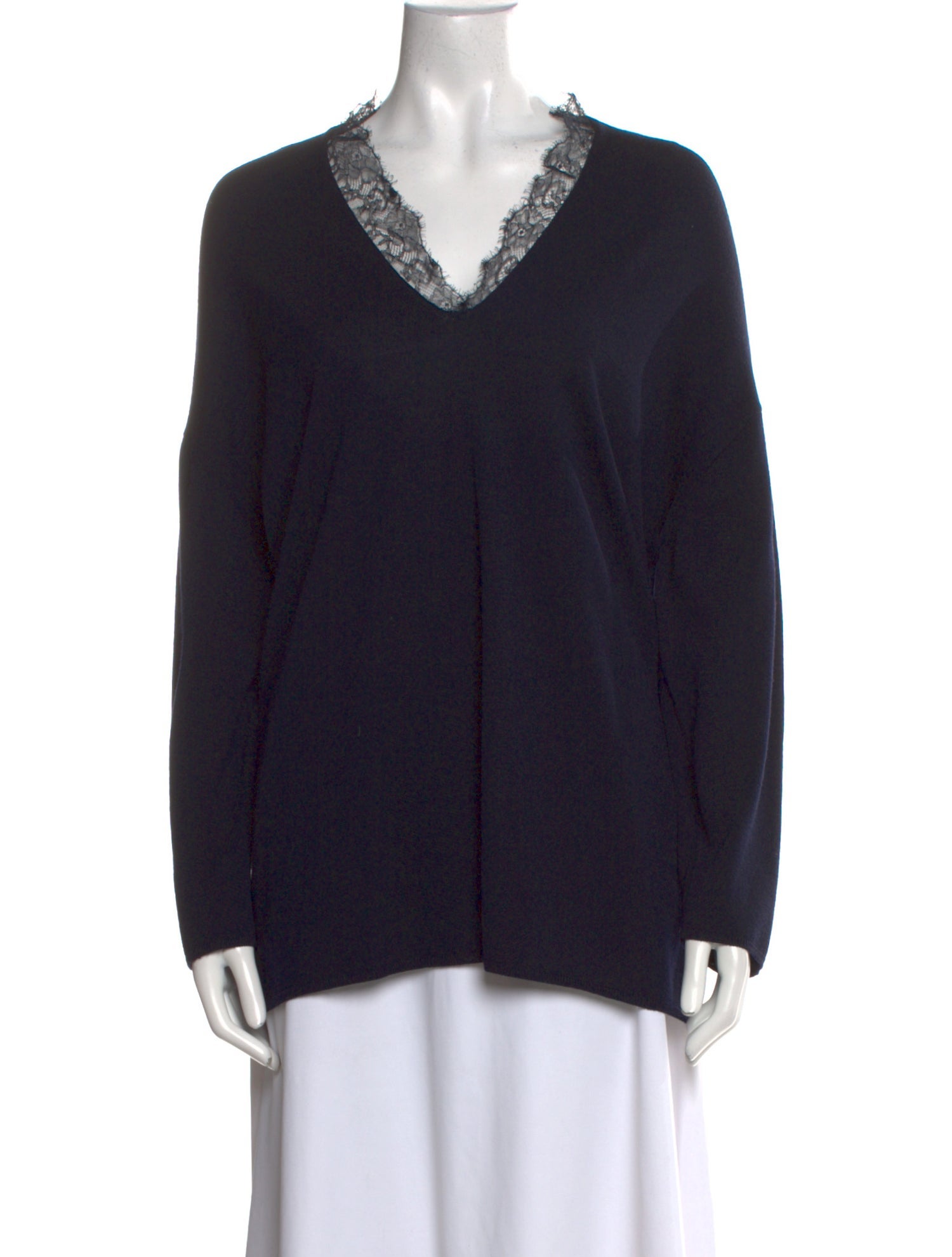 Valentino Virgin Wool V-Neck Sweater