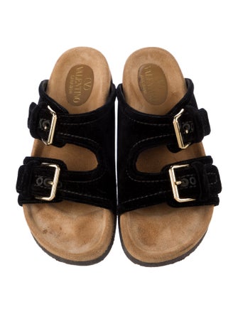 Valentino Fussfriend Velvet Slides