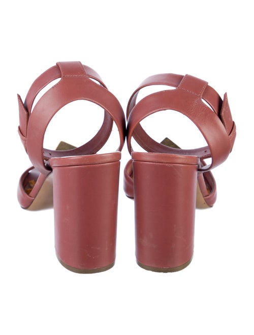 Valentino Rockstud Accents Leather Sandals