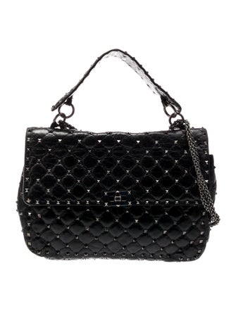 Valentino Quilted Top Handle Bag