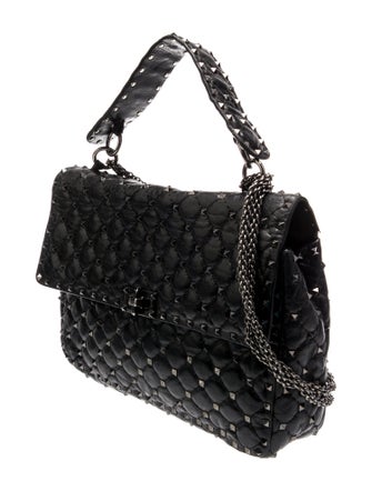 Valentino Quilted Top Handle Bag