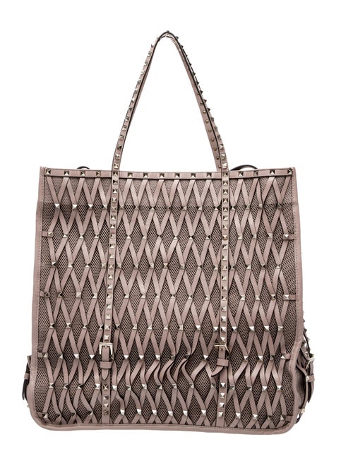 Valentino Rockstud Rockstud Mesh Tote