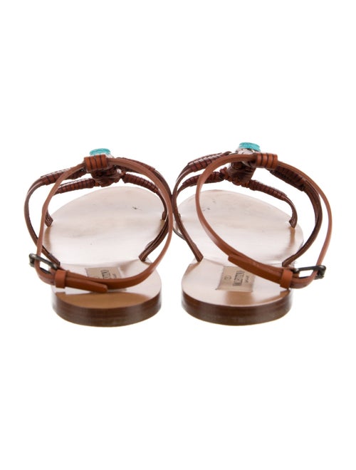 Valentino Leather Gladiator Sandals