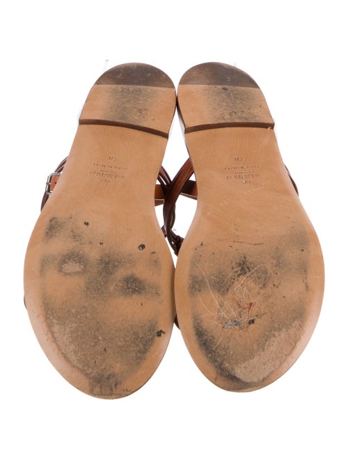 Valentino Leather Gladiator Sandals