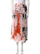 Valentino Silk Midi Length Skirt