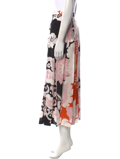 Valentino Silk Midi Length Skirt