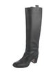 Valentino Rockstud Accents Leather Riding Boots