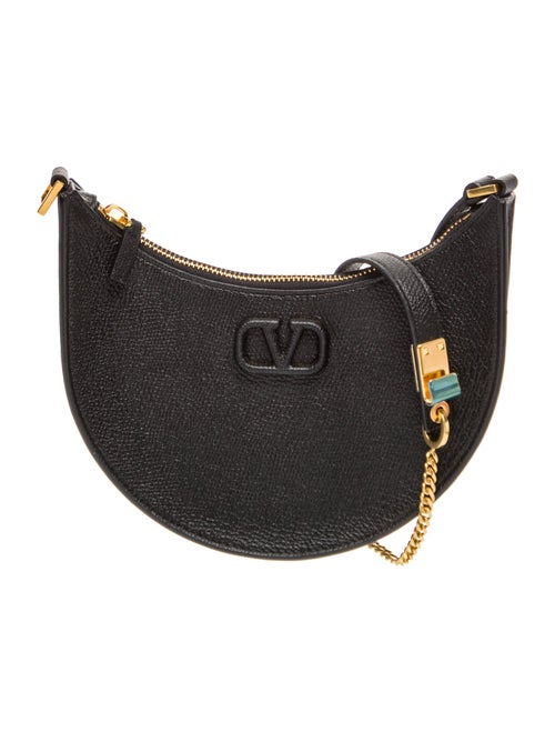 Valentino Leather VLogo Hobo Mini