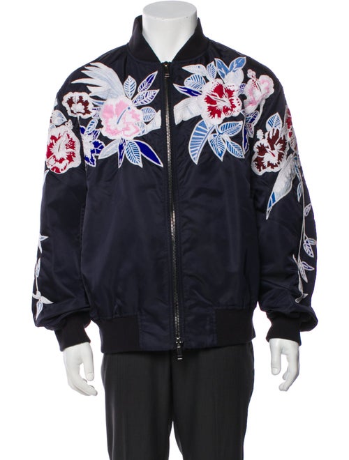 Valentino Graphic Print Bomber Jacket