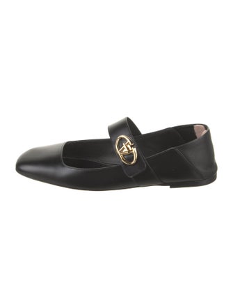 Valentino Leather Mary Jane Flats