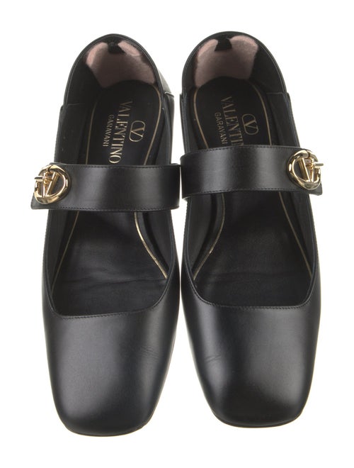 Valentino Leather Mary Jane Flats