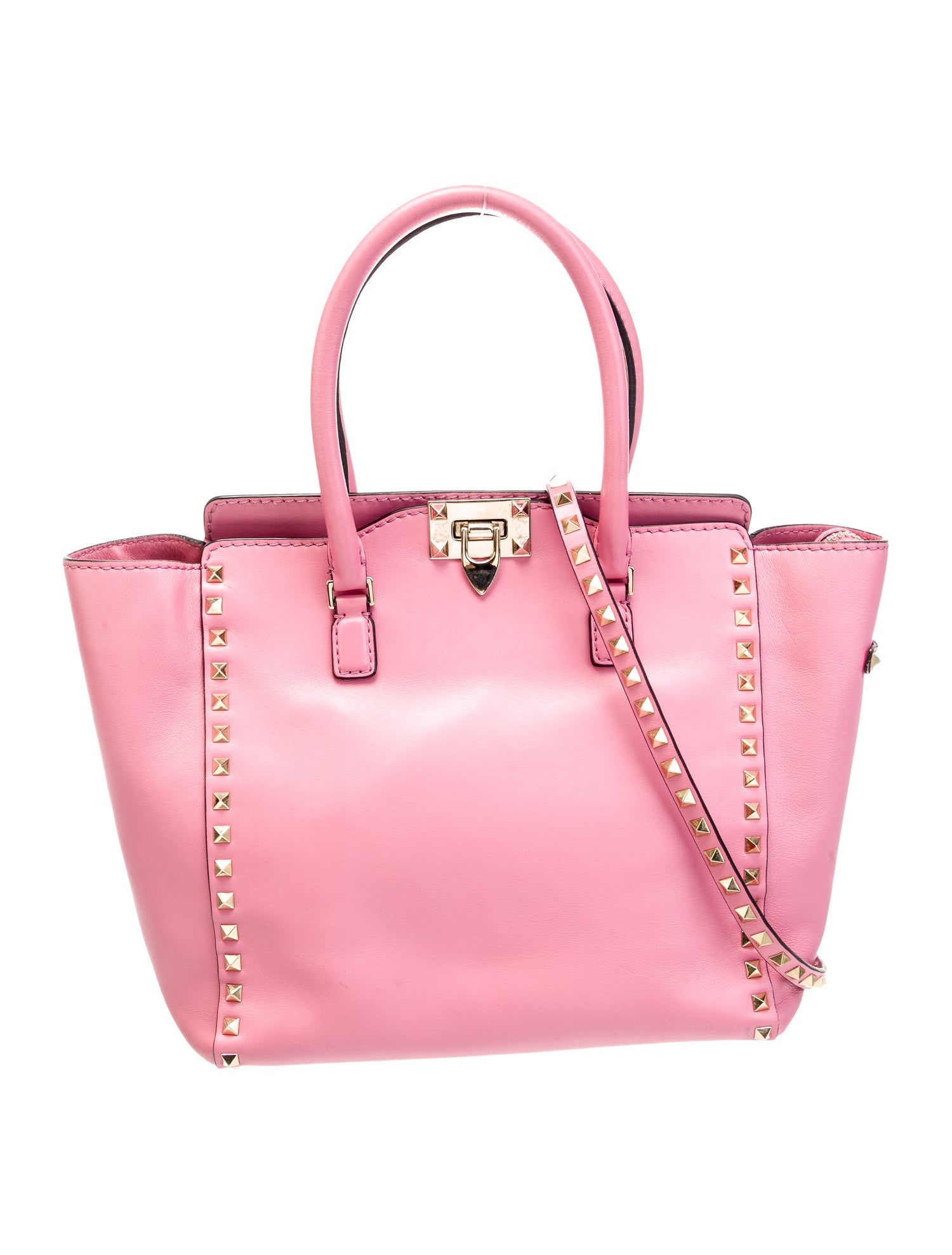 Valentino Rockstud Top Handle Bag