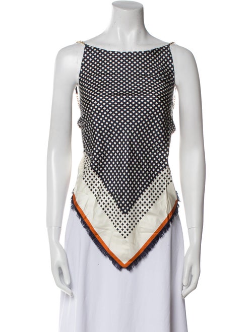 Valentino Silk Printed Top