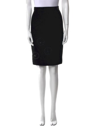 Valentino Virgin Wool Knee-Length Skirt