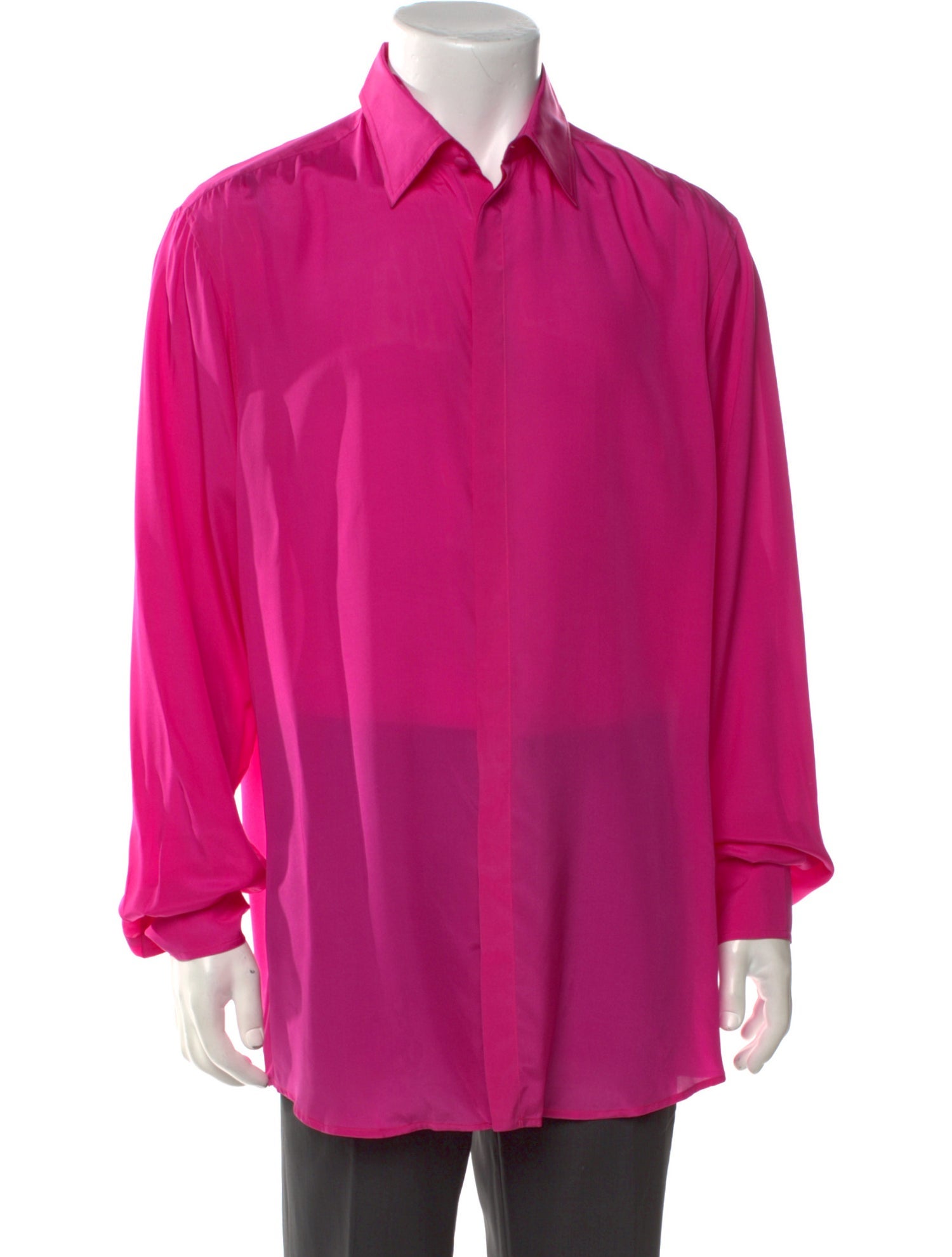 Valentino Silk Long Sleeve Shirt