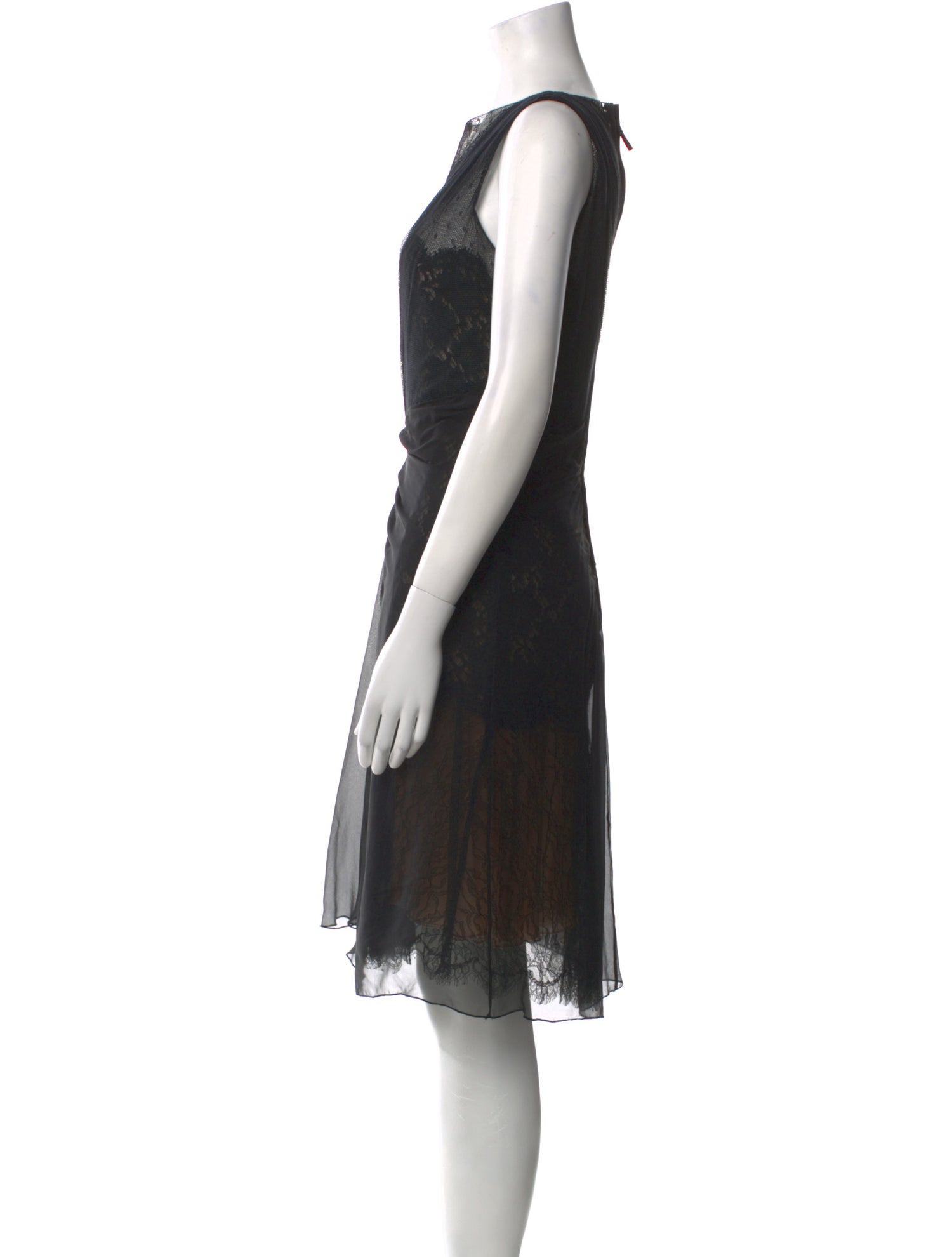 Valentino Wool Knee-Length Dress