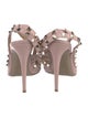 Valentino Rockstud Accents Leather T-Strap Pumps