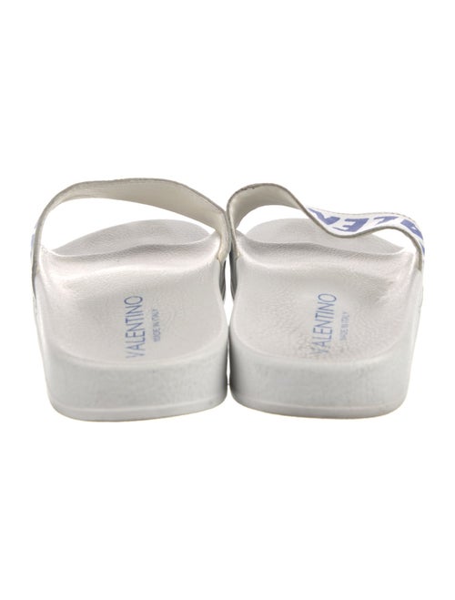 Valentino Rubber Printed Slides