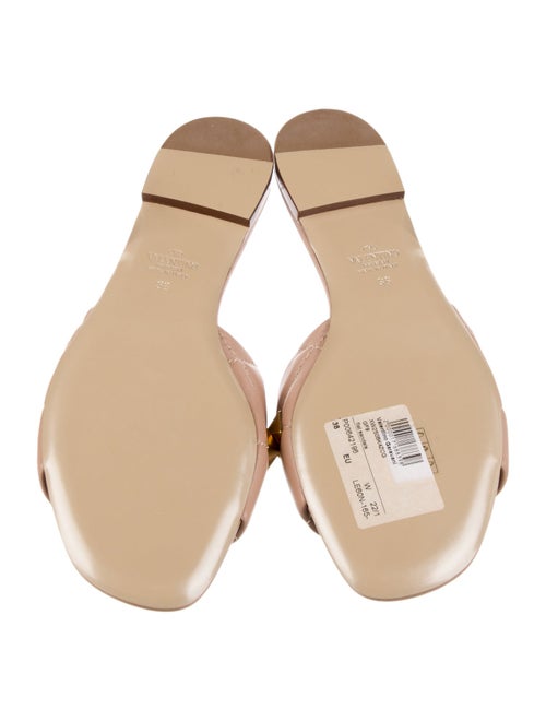 Valentino Leather Studded Accents Mules