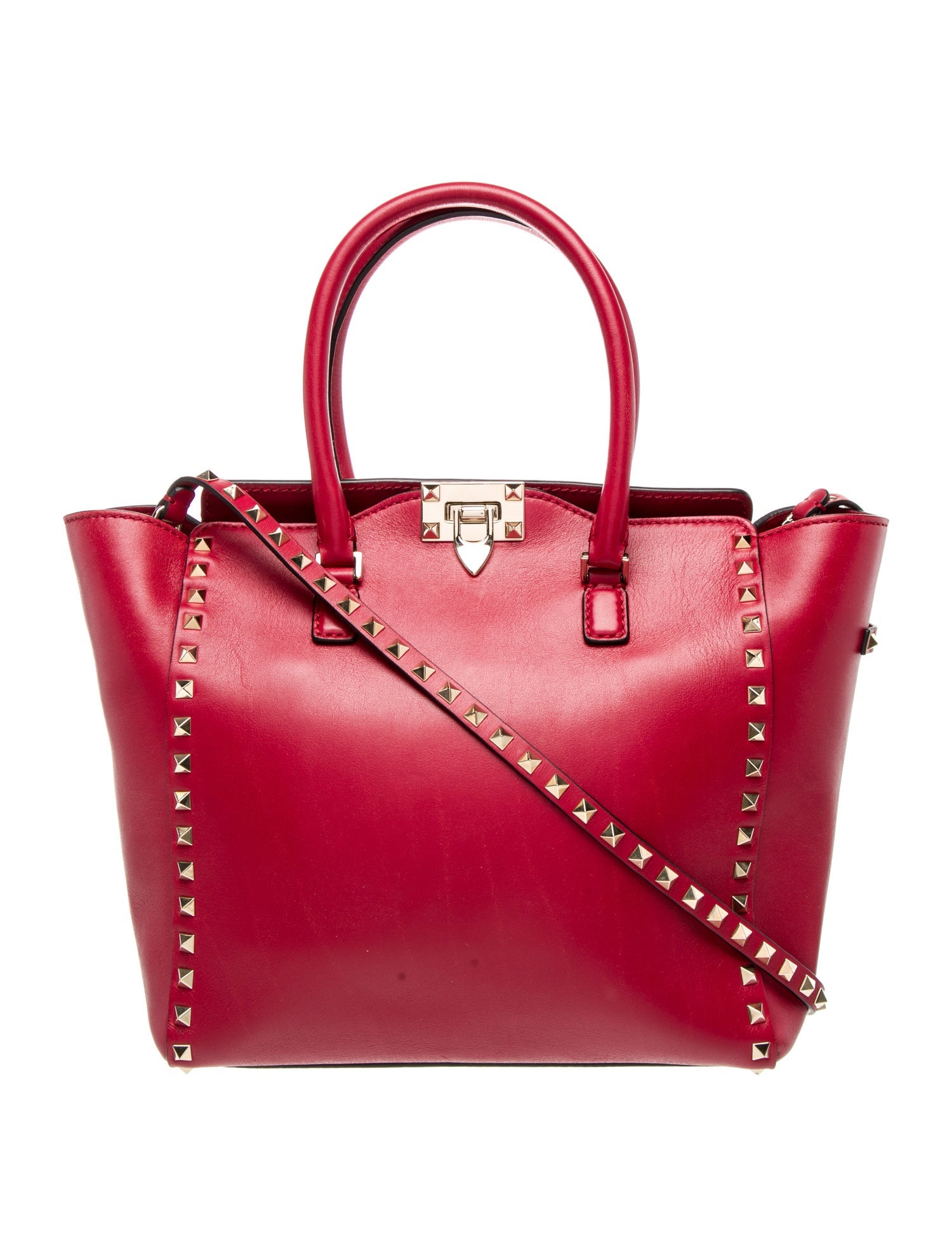 Valentino Rockstud Top Handle Bag