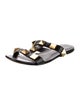Valentino Rockstud Accents Leather Slides