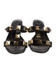 Valentino Rockstud Accents Leather Slides