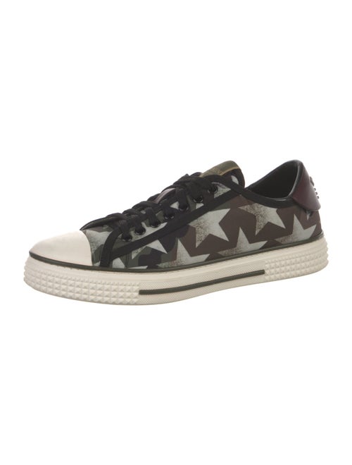 Valentino Printed Studded Accents Sneakers