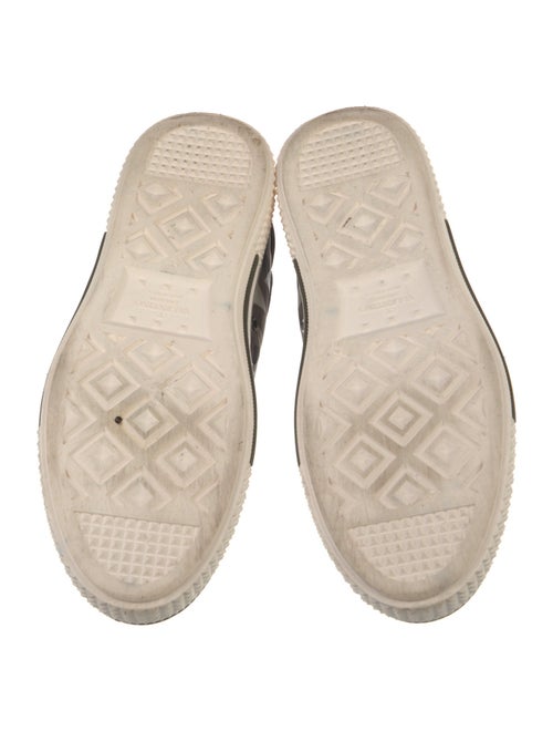 Valentino Printed Studded Accents Sneakers