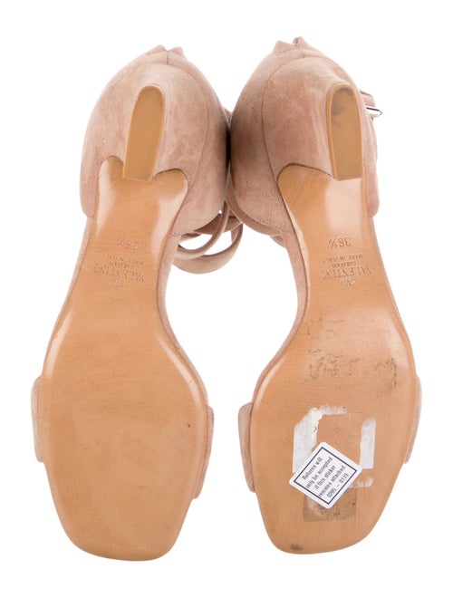 Valentino Suede Gladiator Sandals