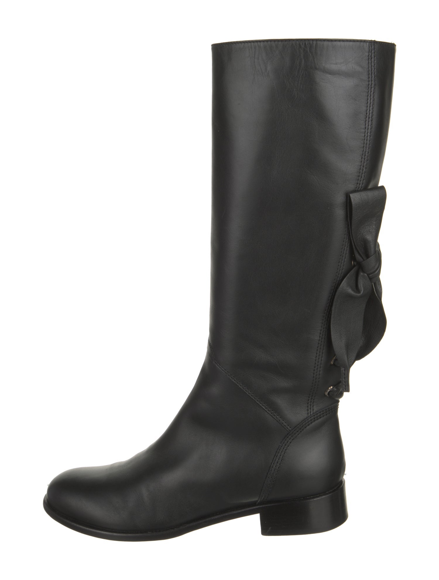 Valentino Vintage Leather Riding Boots