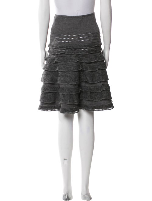 Valentino Striped Knee-Length Skirt