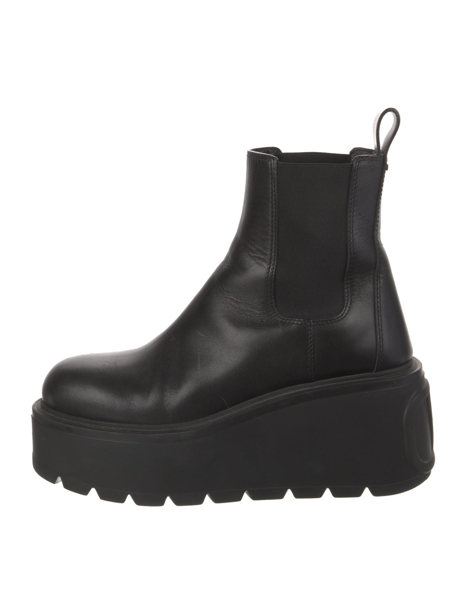 Valentino Leather Chelsea Boots