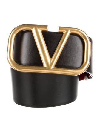 Valentino Wide Leather Belt