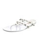 Valentino Rockstud Accents Rubber Slides