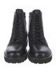 Valentino Leather Combat Boots
