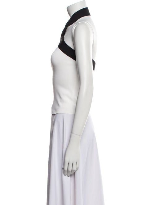Valentino Halterneck Sleeveless Crop Top