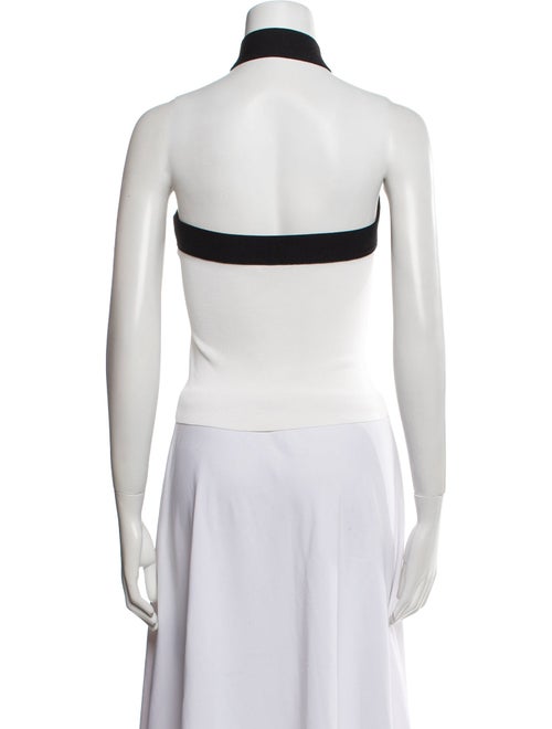 Valentino Halterneck Sleeveless Crop Top