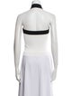 Valentino Halterneck Sleeveless Crop Top