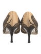 Valentino Canvas Lace Pattern Pumps