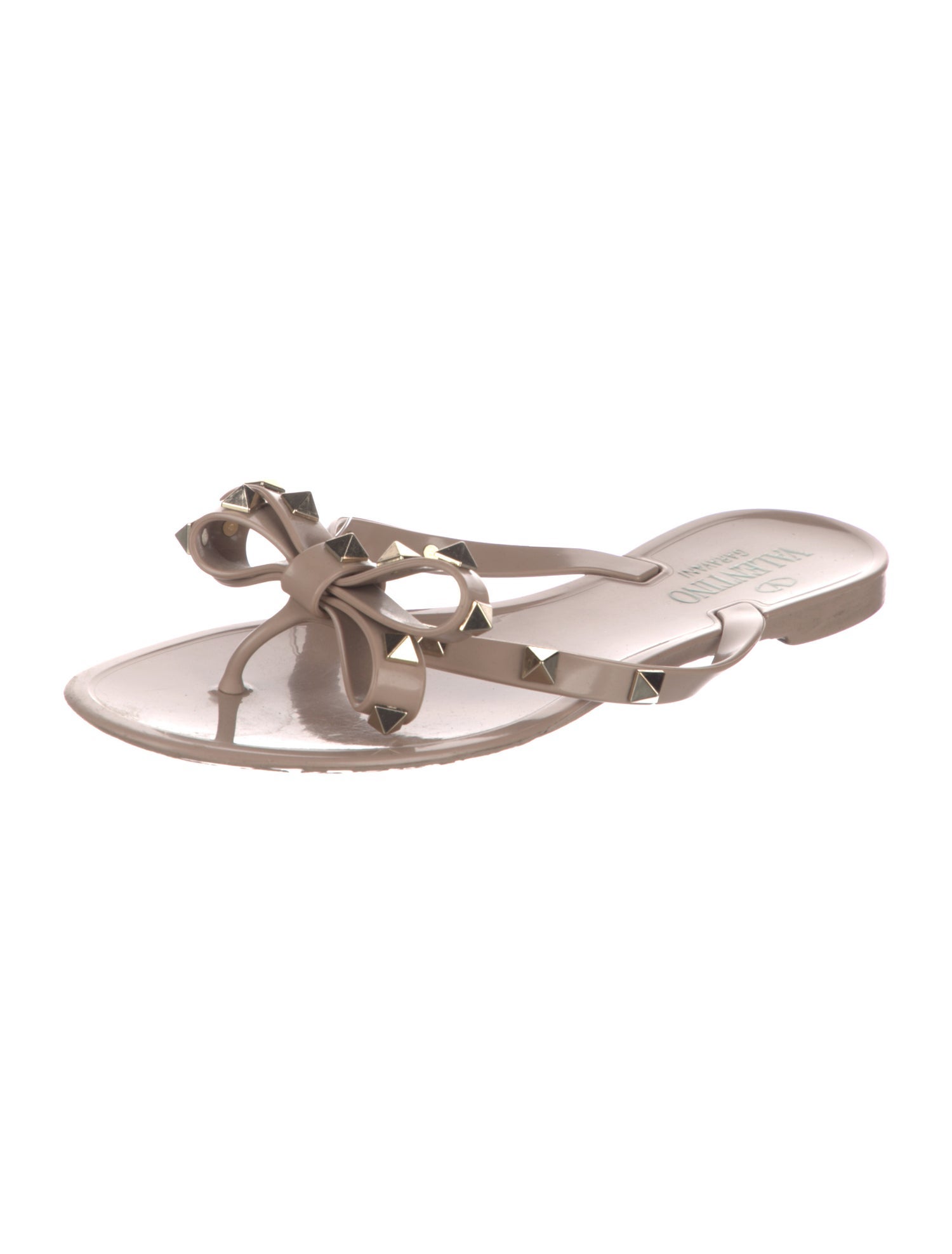 Valentino Rockstud Accents PVC Slides