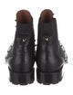 Valentino Rockstud Accents Leather Chelsea Boots