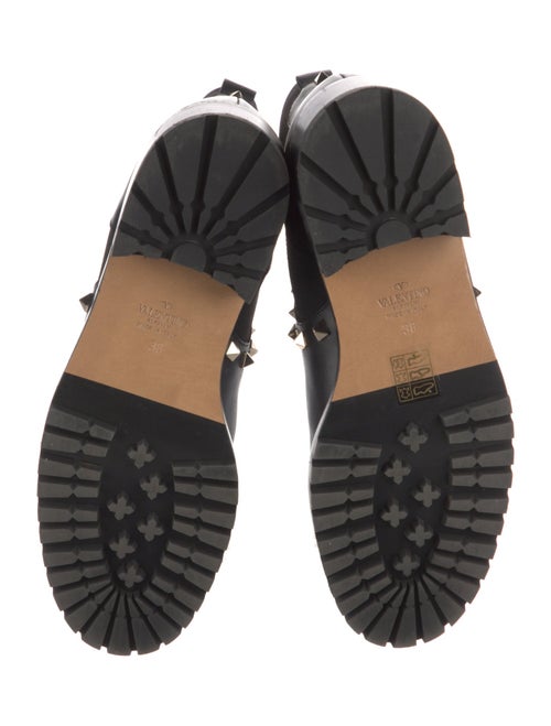 Valentino Rockstud Accents Leather Chelsea Boots