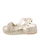 Valentino Rockstud Accents Braided Accents Espadrilles