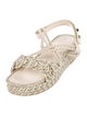 Valentino Rockstud Accents Braided Accents Espadrilles