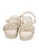 Valentino Rockstud Accents Braided Accents Espadrilles