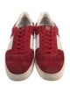 Valentino Rockstud Accents Suede Sneakers