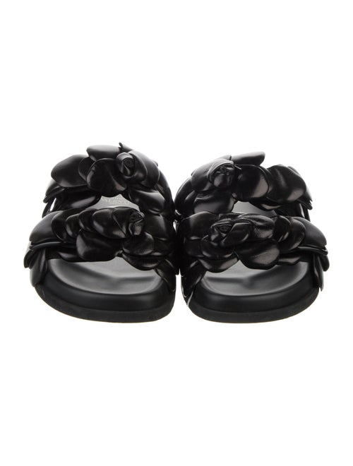 Valentino Leather Slides
