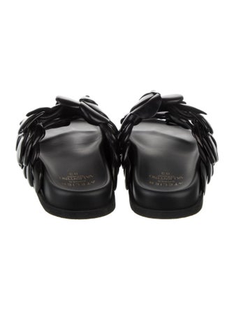 Valentino Leather Slides