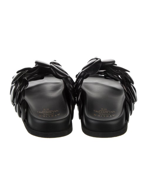 Valentino Leather Slides