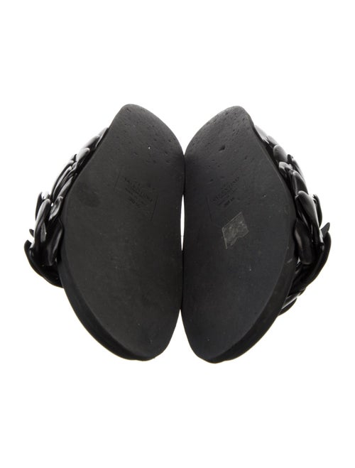 Valentino Leather Slides